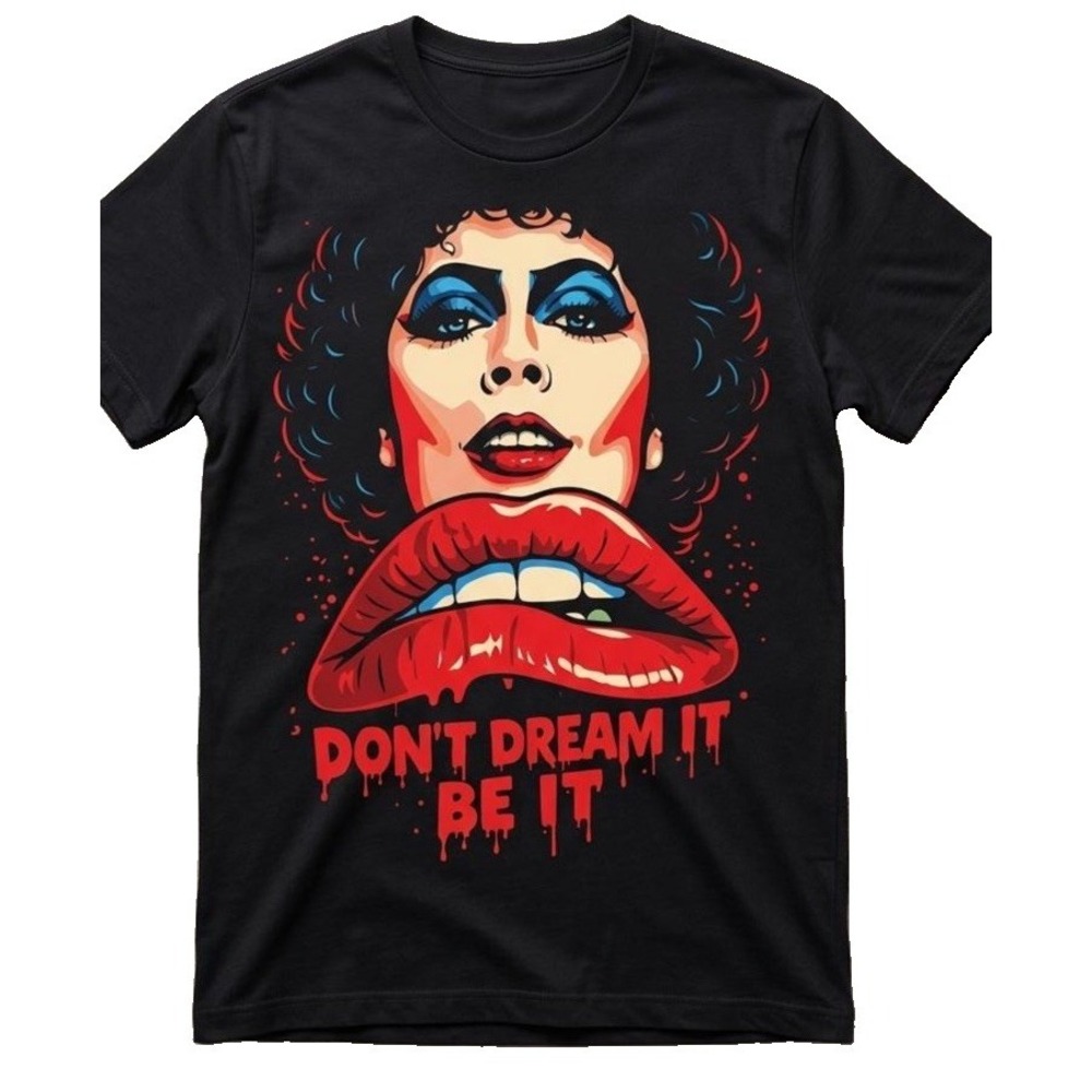 Tim Curry Rocky Horror Picture Show Cult Movie  T-Shirt Unisex Adult Large